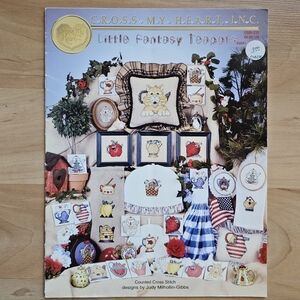 Leaflet Cross Stitch Cross My Heart "Little Fantasy Teapots"